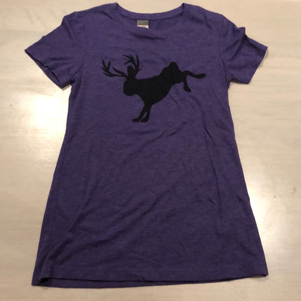 Purple stio Jackelope t-shirt